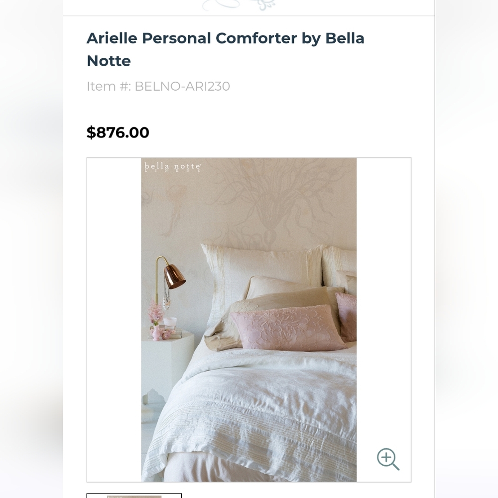 ISO Bella Notte Arielle Comforter